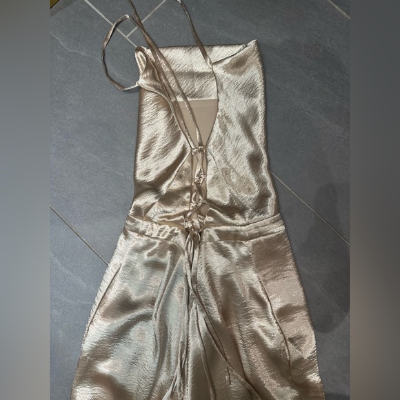 Lovers & Friends Britt jumpsuit in champagne - Picture 6 of 8